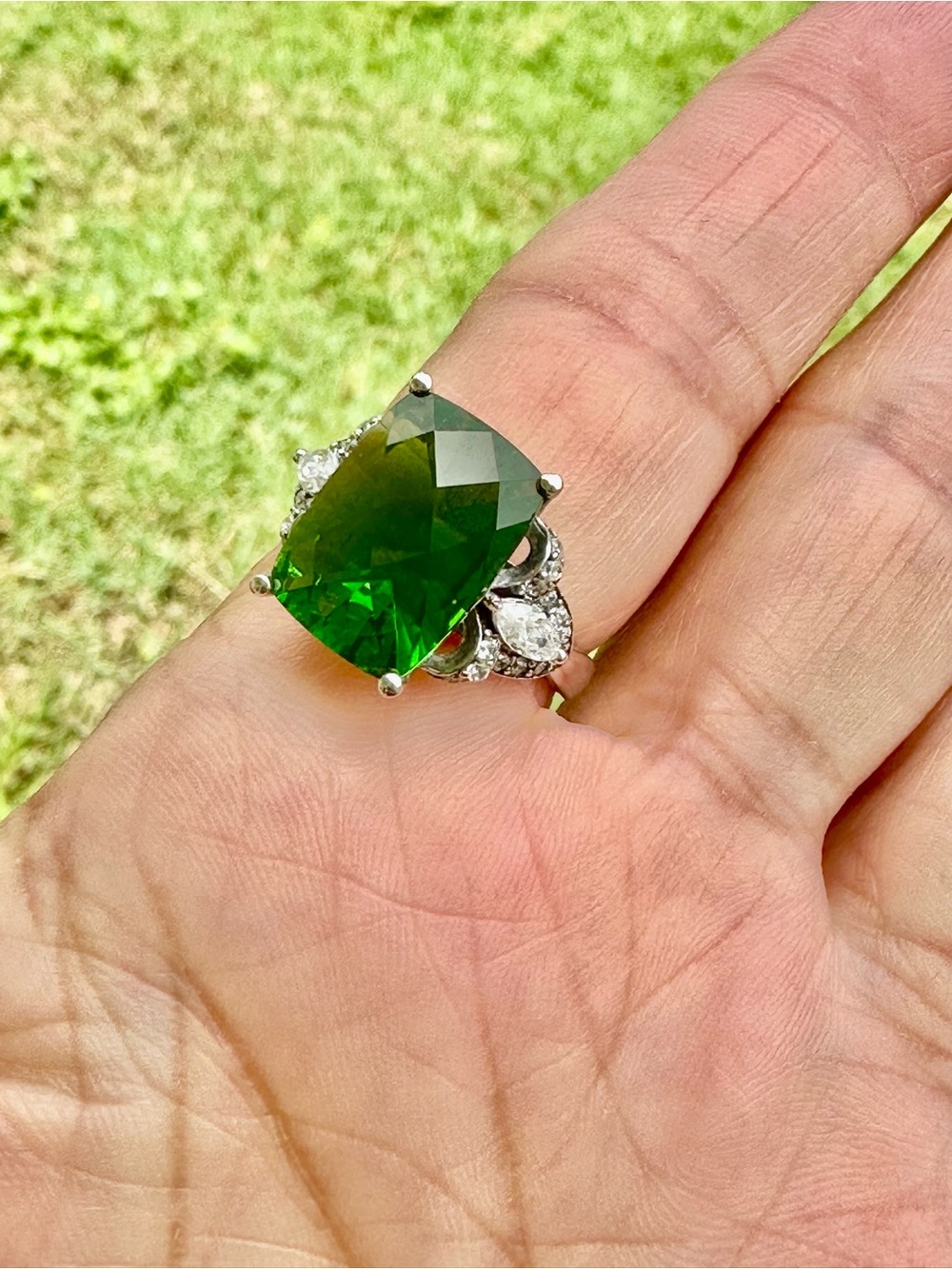 Spirit Lake Helenite Ring & Stud Earrings Set